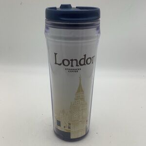 Starbucks London Blue and Gold Tumbler
